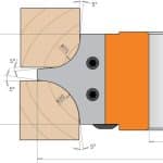 CMT Stål för C694004 - Ett par R=15+20 mm